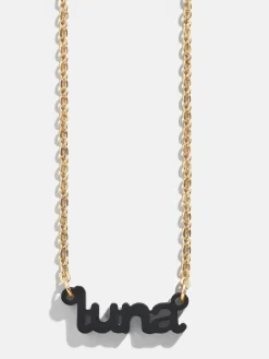 Acrylic Custom Nameplate Necklace