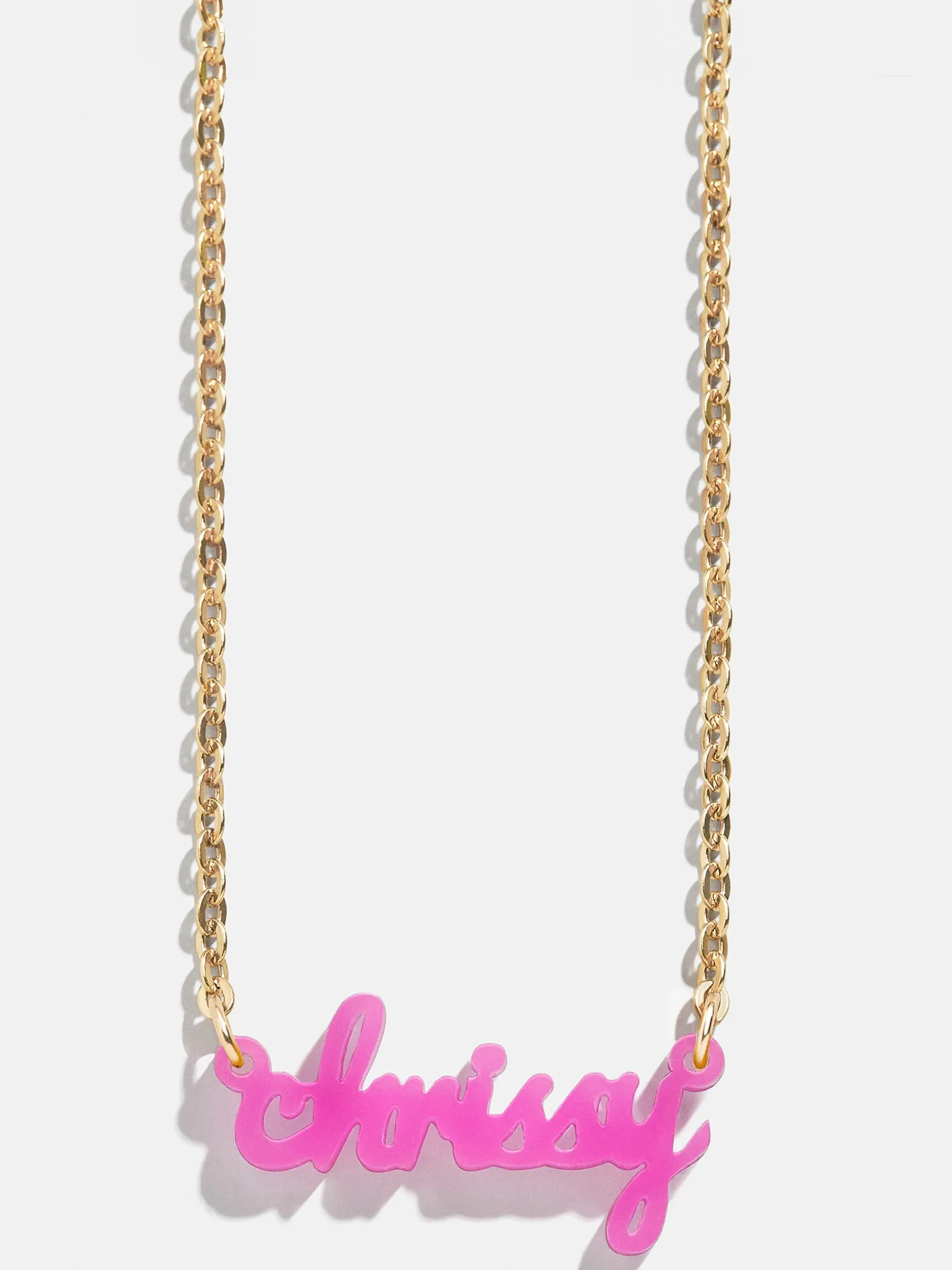 Acrylic Custom Nameplate Necklace