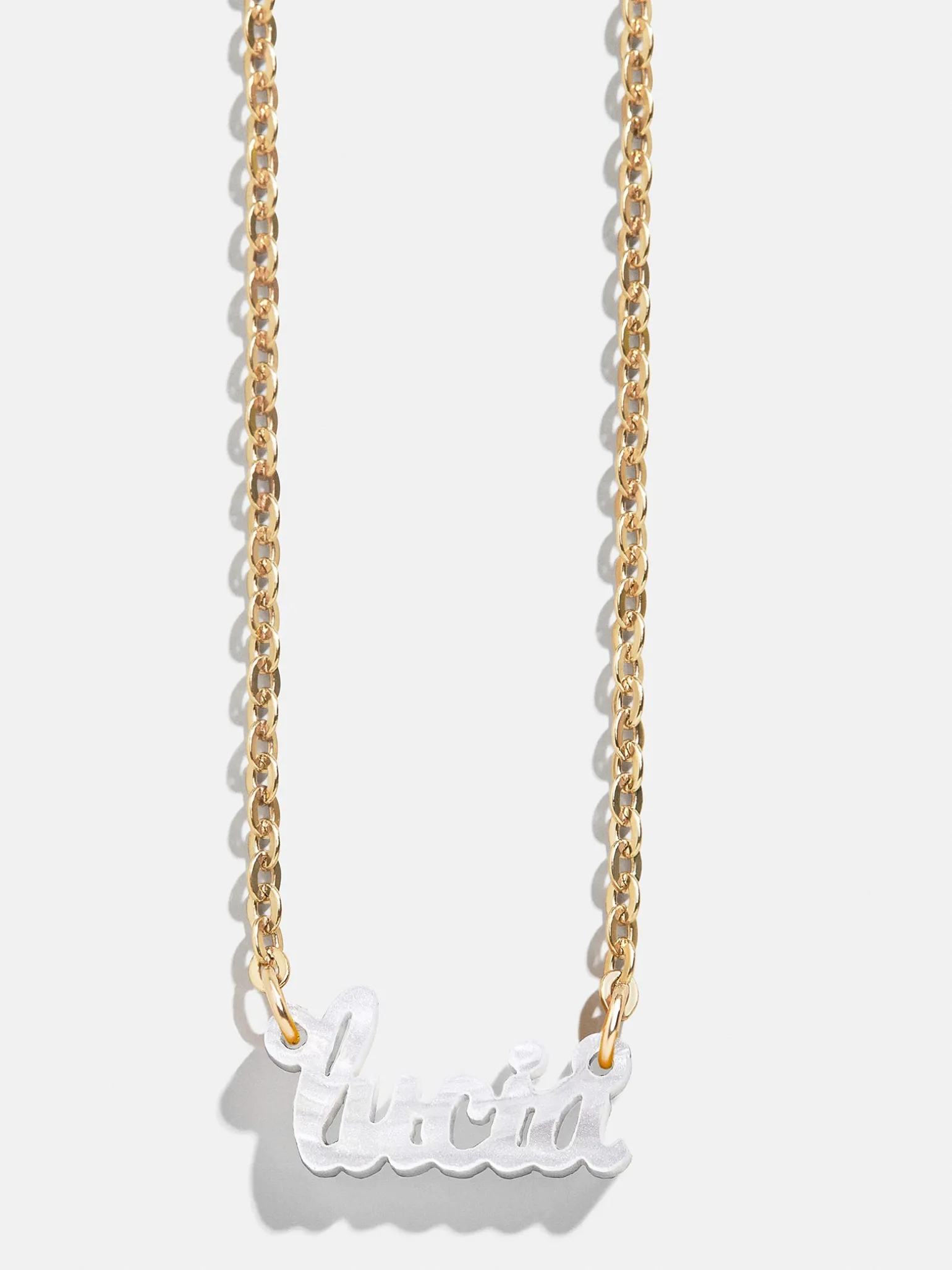 Acrylic Custom Nameplate Necklace