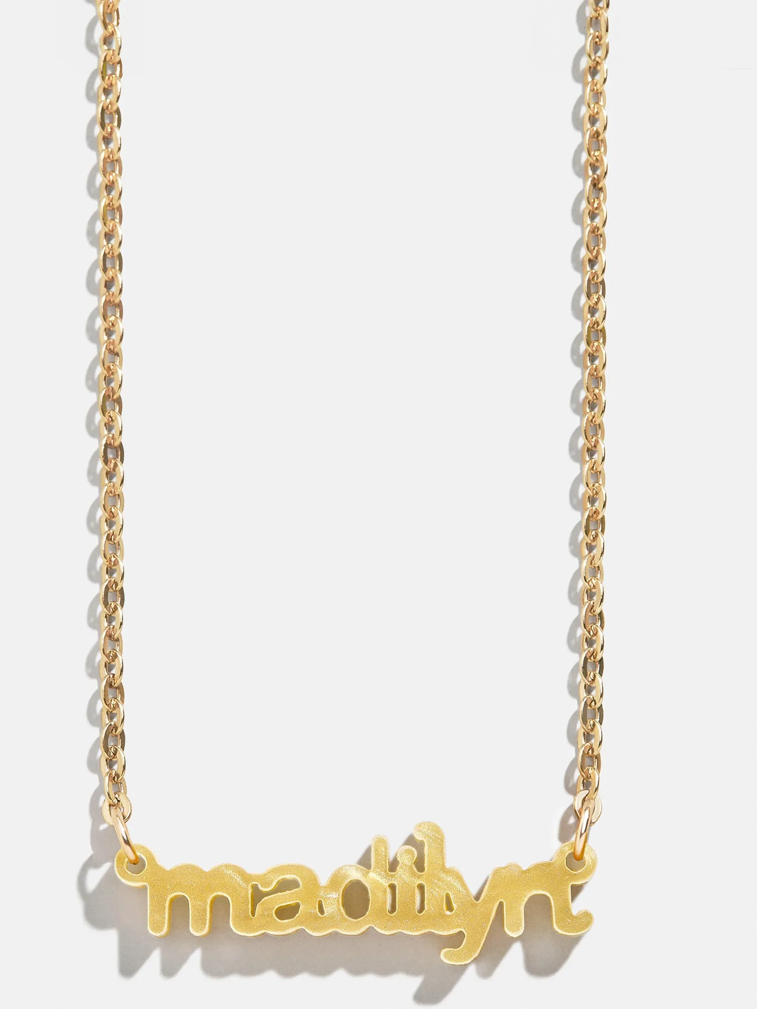 Acrylic Custom Nameplate Necklace