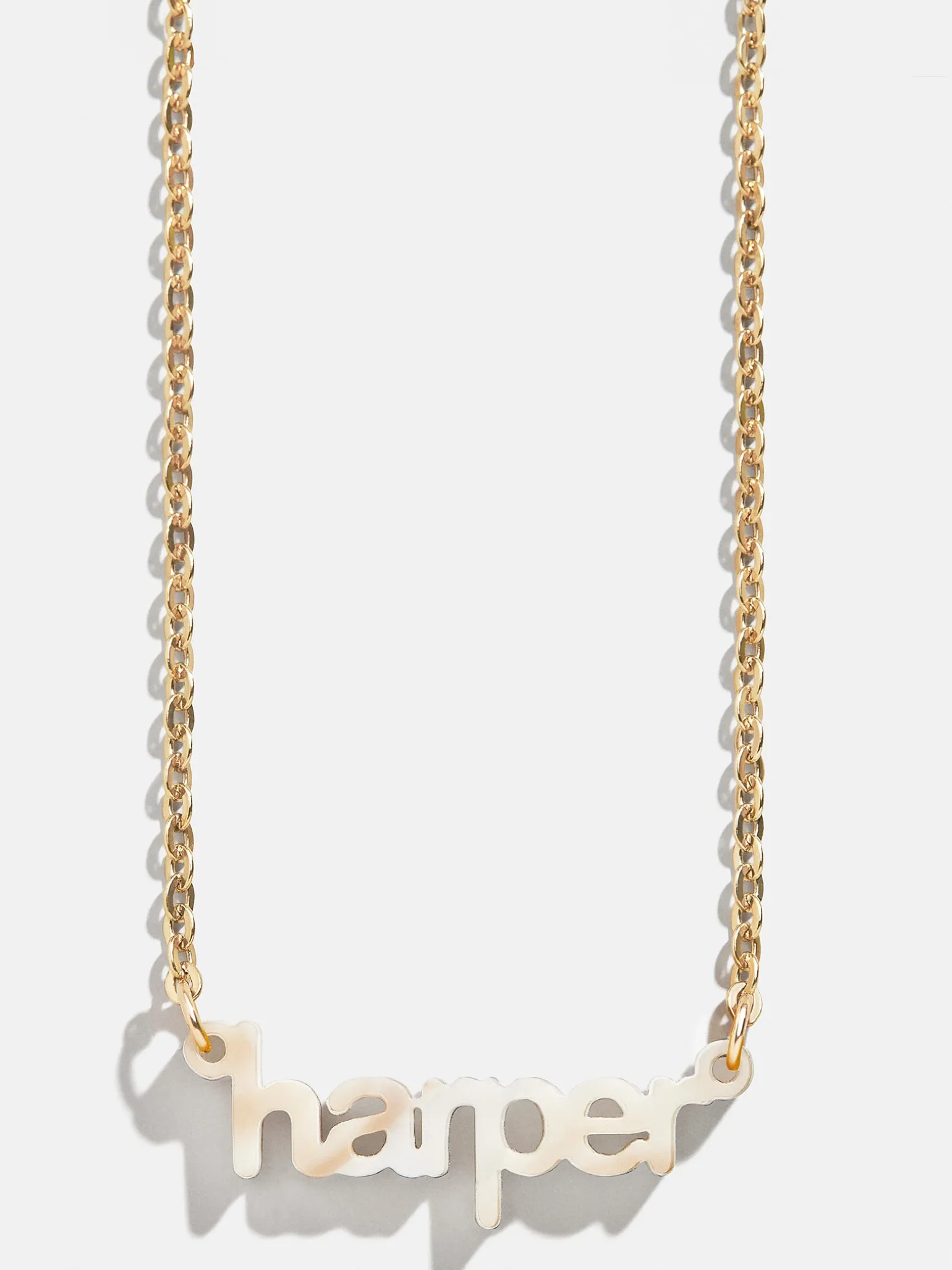 Acrylic Custom Nameplate Necklace