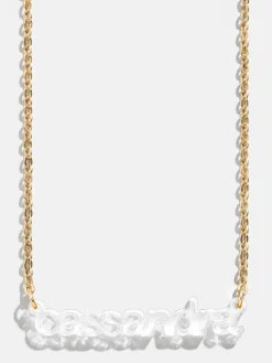 Acrylic Custom Nameplate Necklace