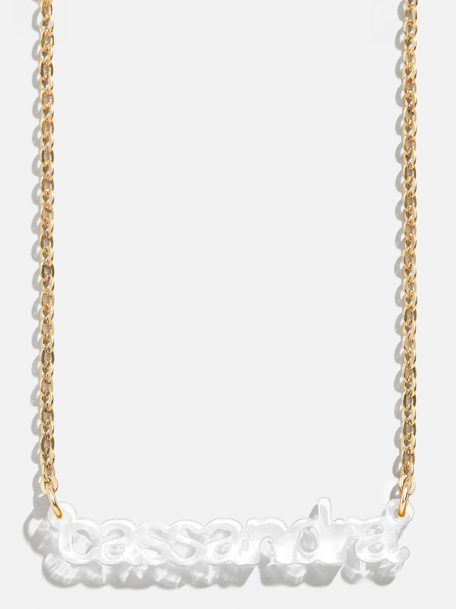 Acrylic Custom Nameplate Necklace