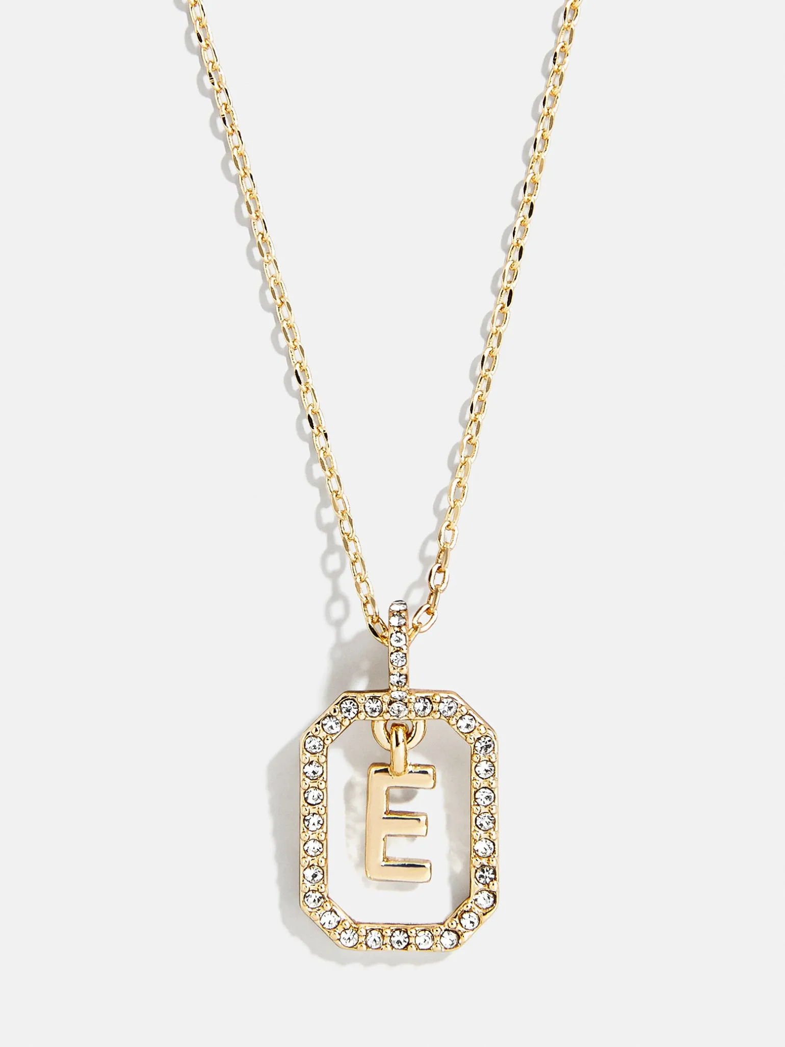 Alicia Initial Necklace - Gold/Pavé