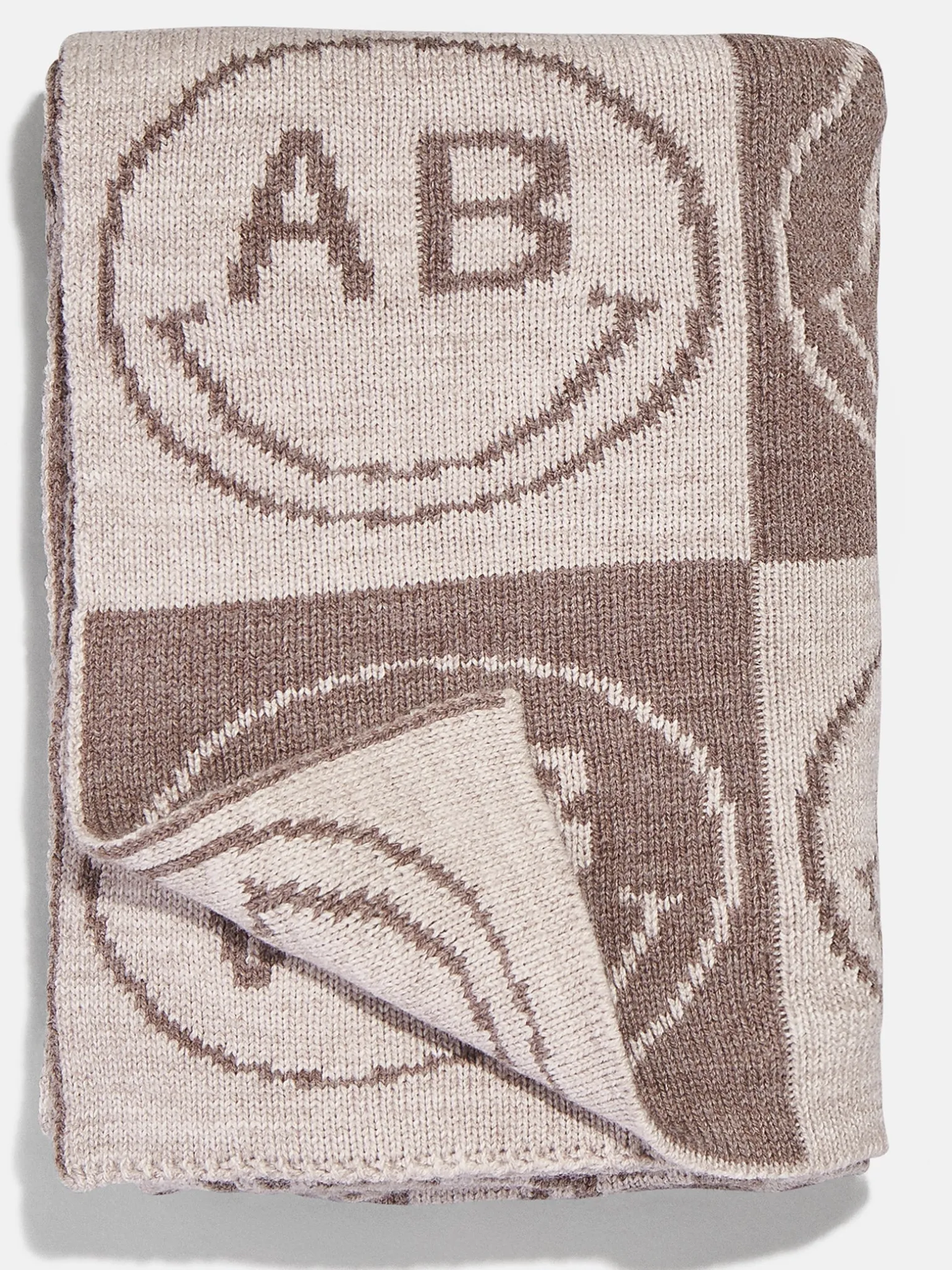 All Smiles Custom Blanket - Tan/Brown