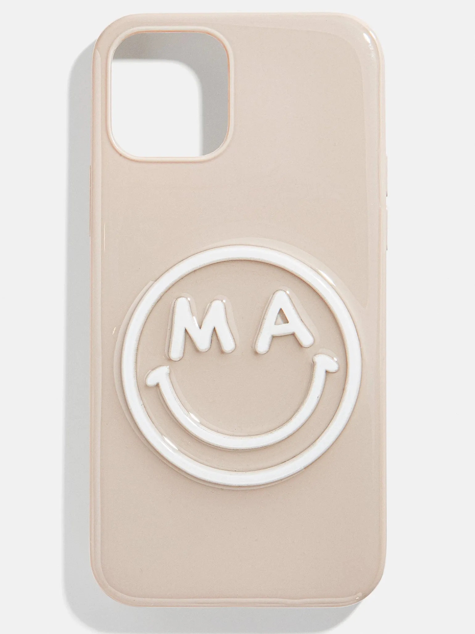All Smiles Custom iPhone Case - Beige/White