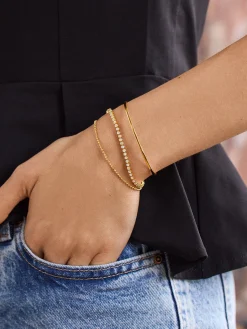 Amalie Tennis Bracelet - Bezel