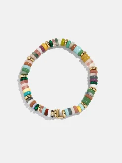 Amaris Semi-Precious Initial Bracelet - Letter