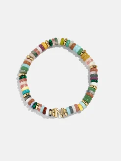 Amaris Semi-Precious Initial Bracelet - Letter