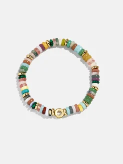 Amaris Semi-Precious Initial Bracelet - Letter