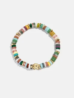Amaris Semi-Precious Initial Bracelet - Letter