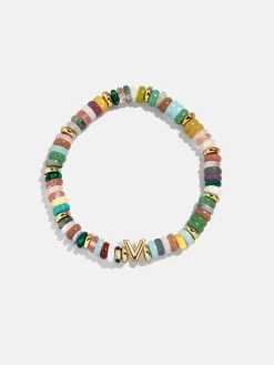 Amaris Semi-Precious Initial Bracelet - Letter