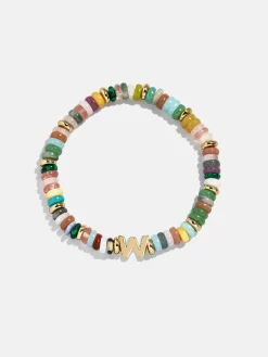 Amaris Semi-Precious Initial Bracelet - Letter