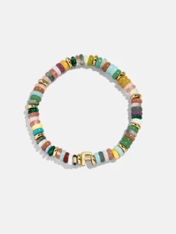 Amaris Semi-Precious Initial Bracelet - Letter