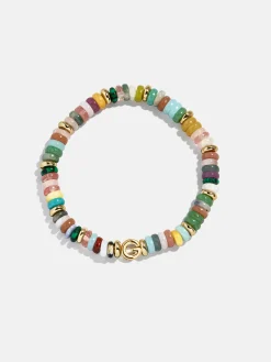 Amaris Semi-Precious Initial Bracelet - Letter