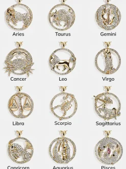 Andrea Zodiac Necklace - Aries
