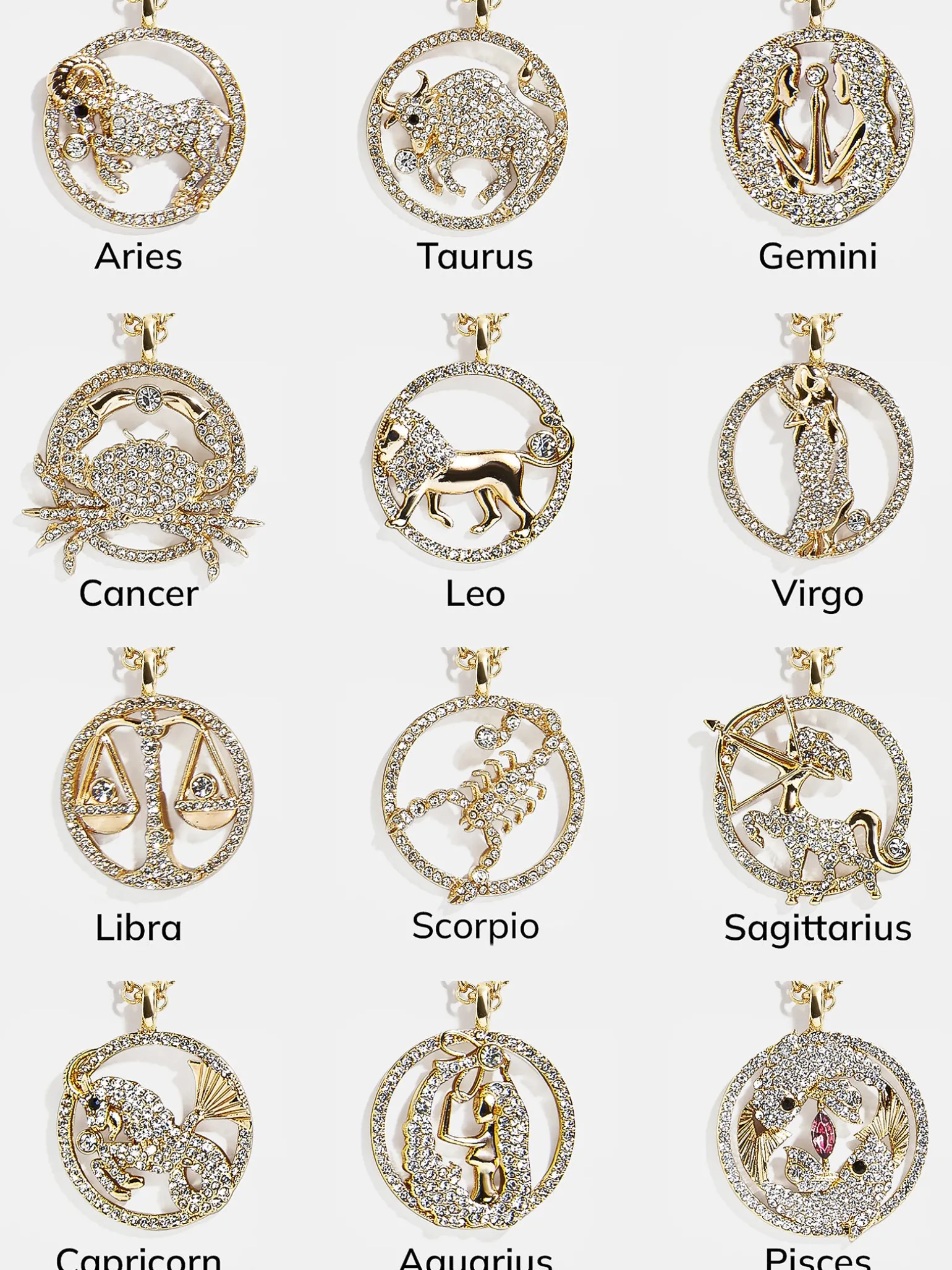 Andrea Zodiac Necklace - Virgo