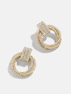 Arabella Earrings - Gold/Pavé
