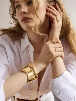Ashanti Cuff Bracelet - Gold