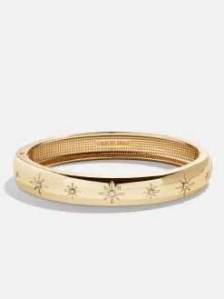 Astra Celestial Hinge Bangle - Gold/Pavé