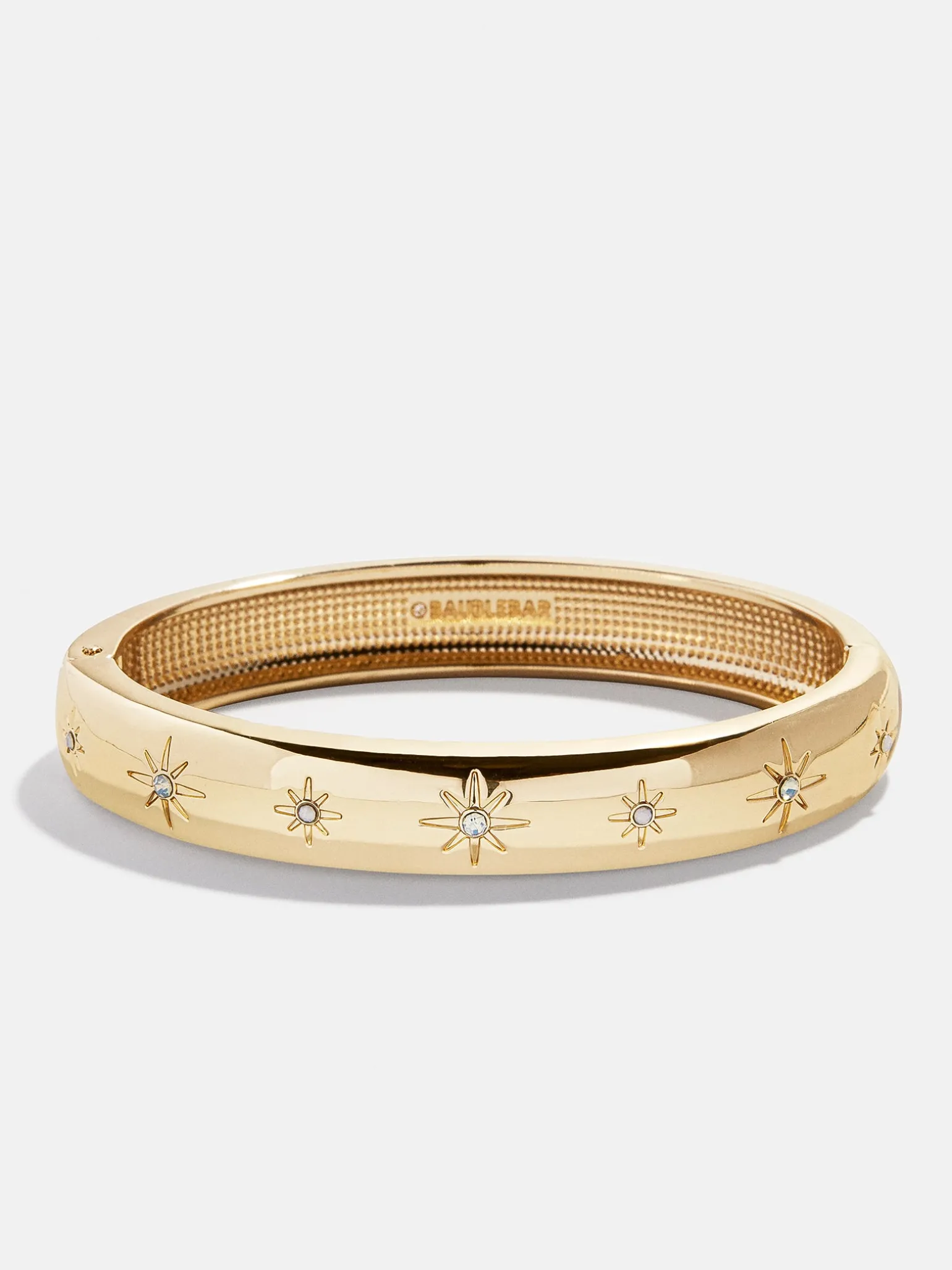 Astra Celestial Hinge Bangle - Gold/Pavé