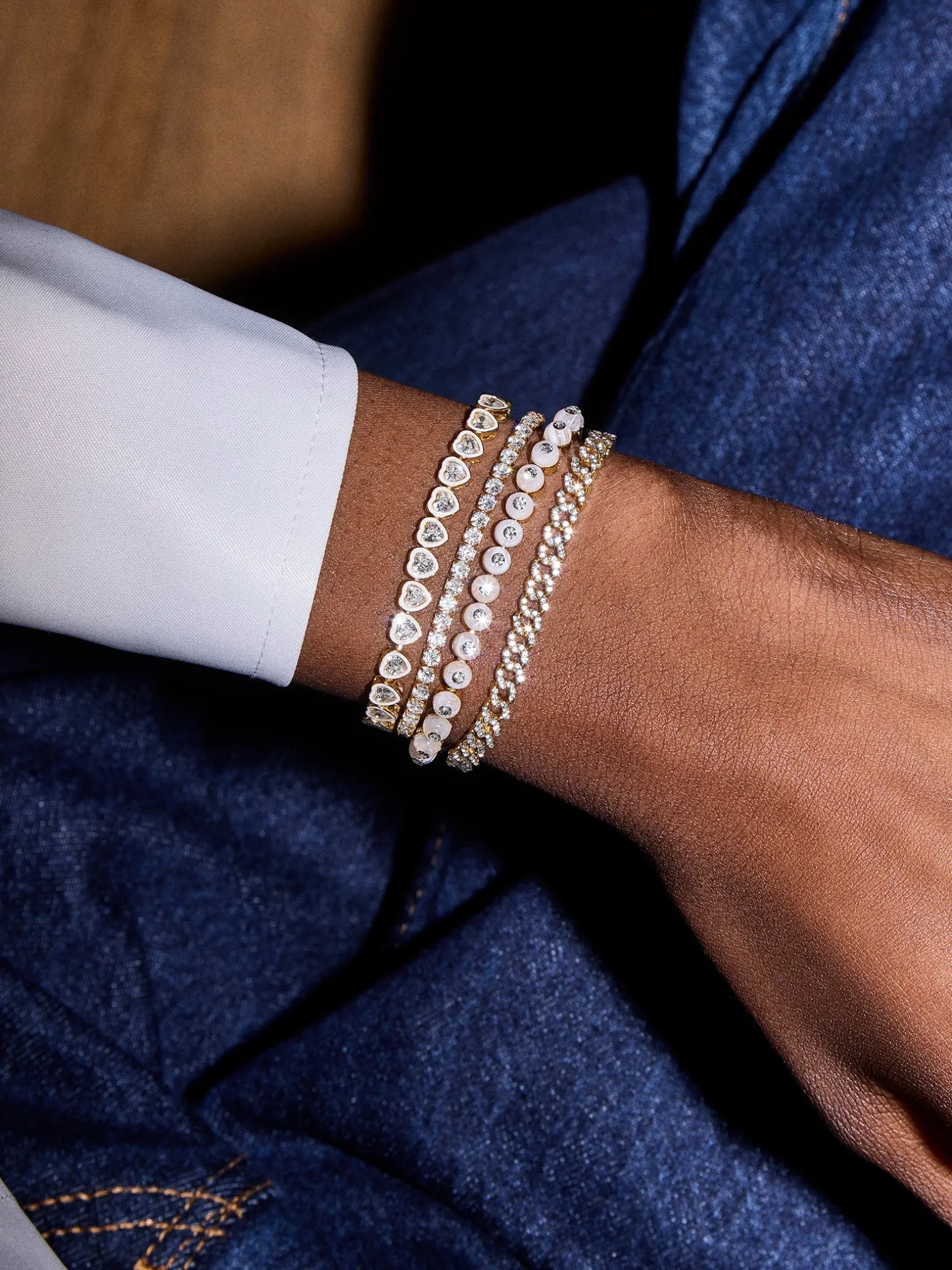 Bennett 18K Gold Vermeil Tennis Bracelet - Standard