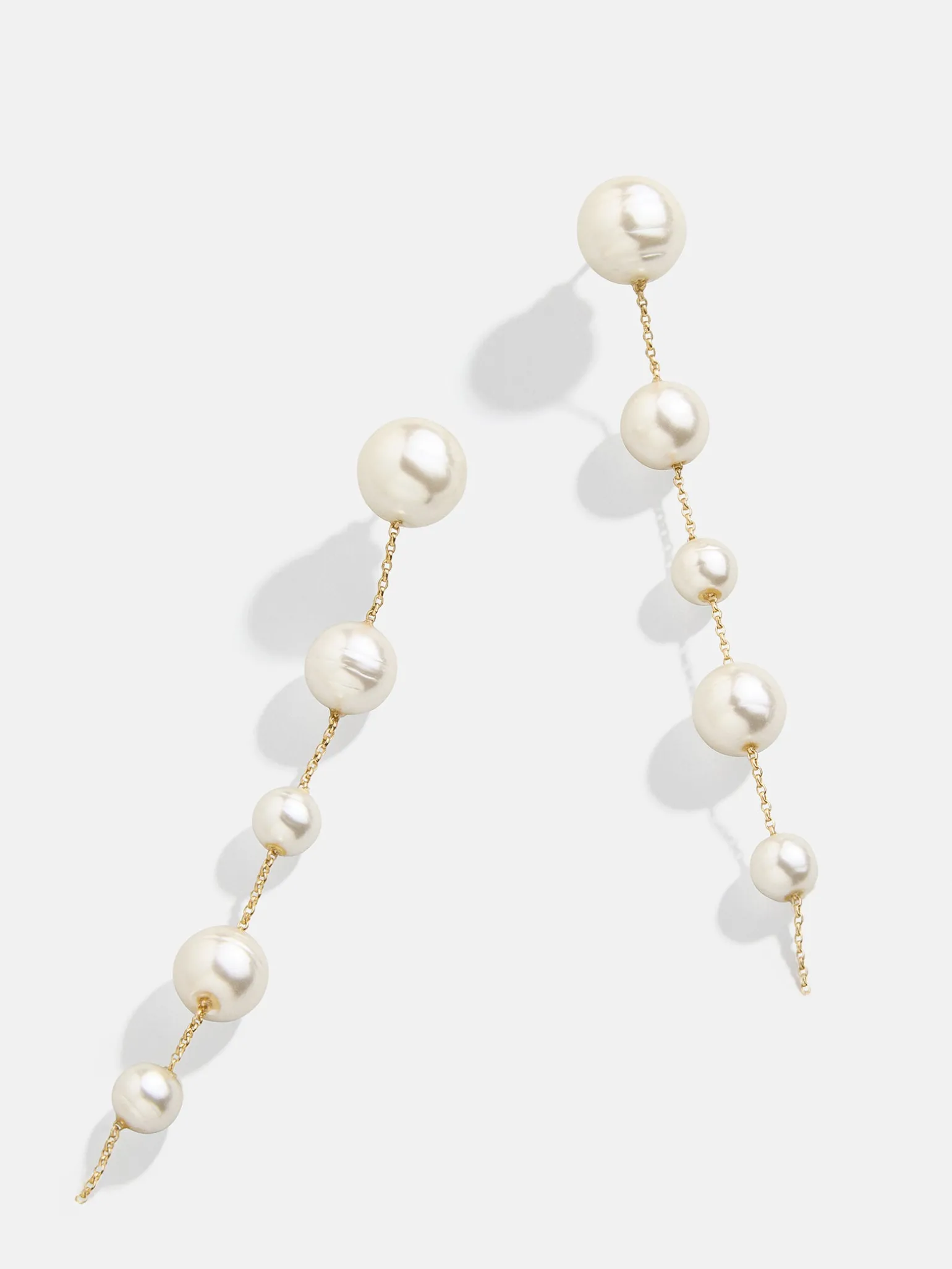 Blair Earrings - Gold/Pearl