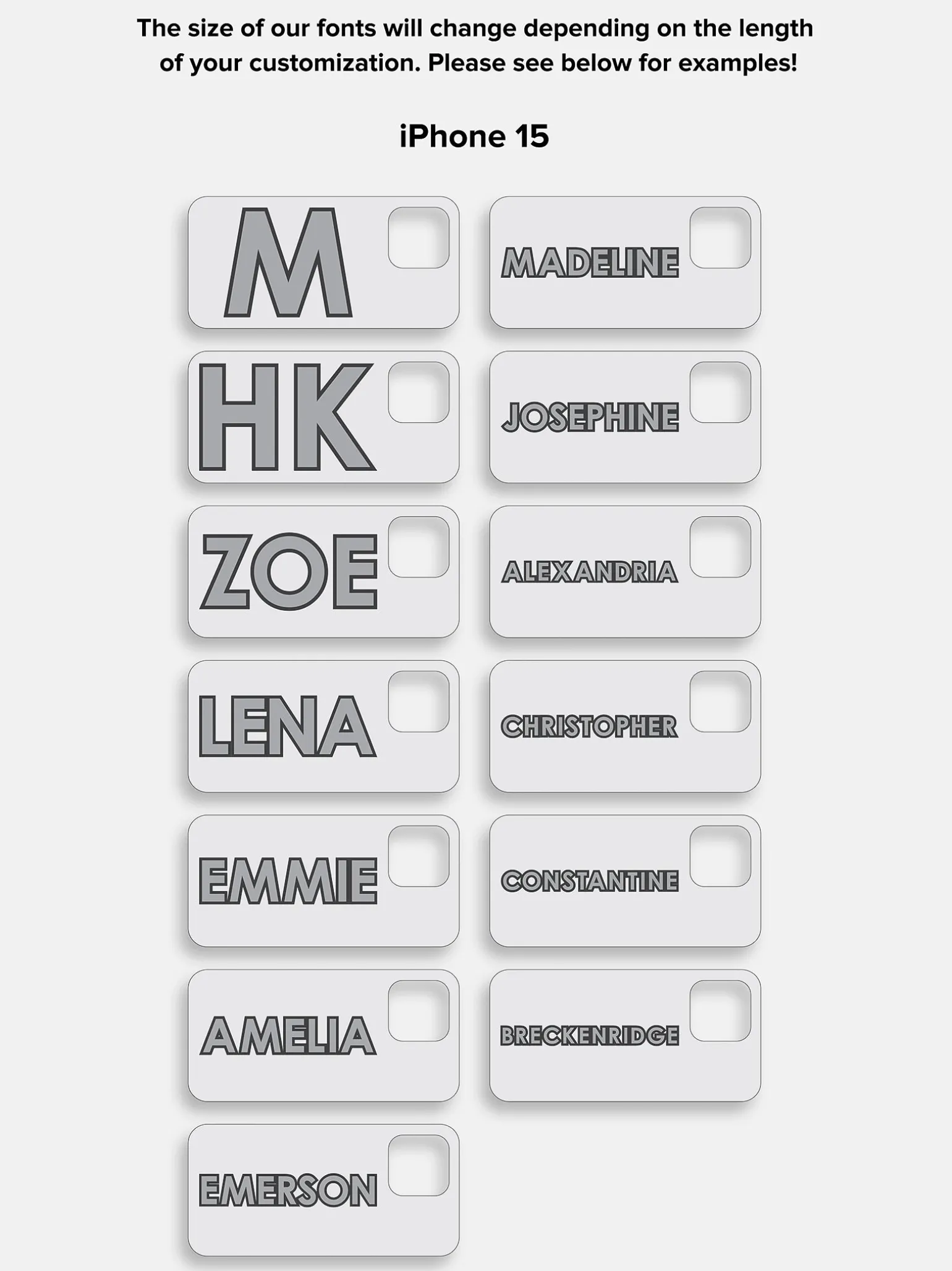 Block Font Custom iPhone Case - Lavender/White