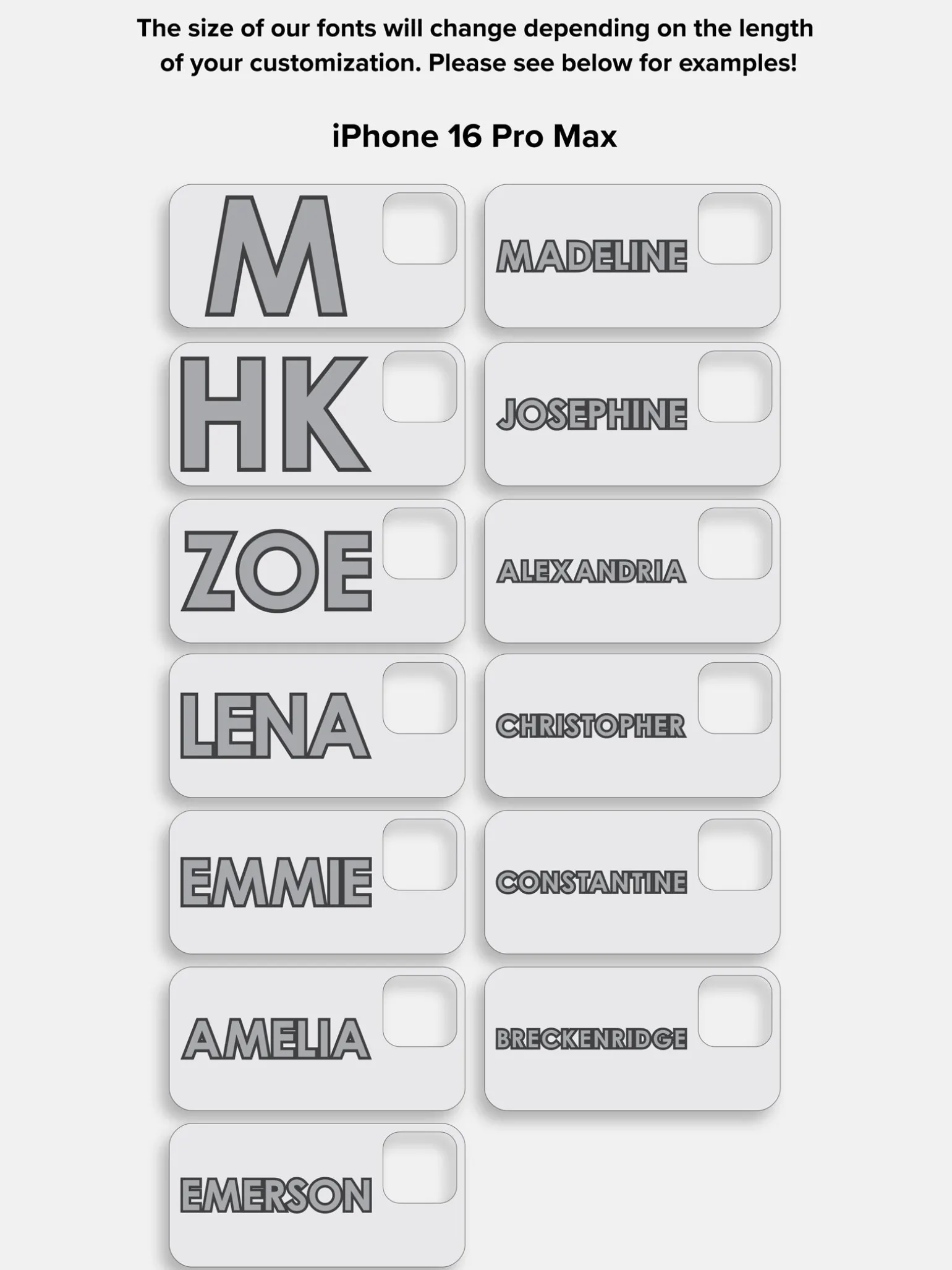 Block Font Custom iPhone Case - Lavender/White