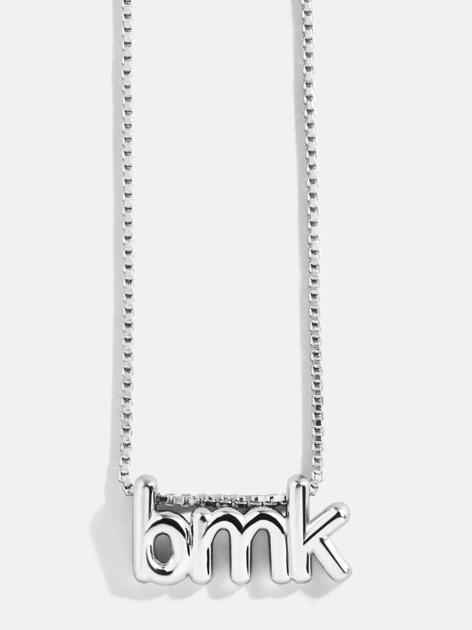 Bubble Custom Monogram Necklace