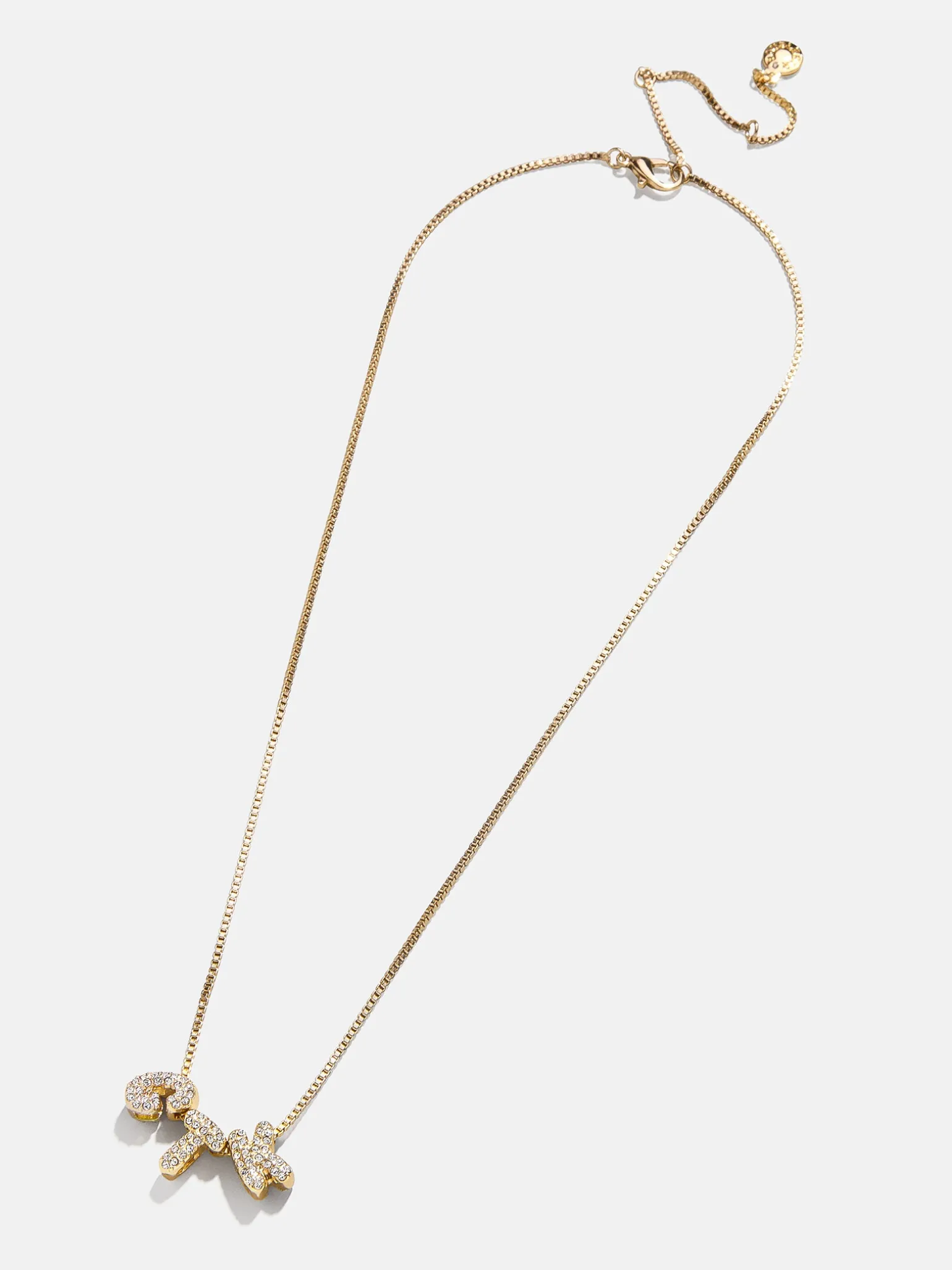 Bubble Letter Custom Necklace - Small Bubble Letter