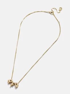 Bubble Letter Custom Necklace - Small Bubble Letter