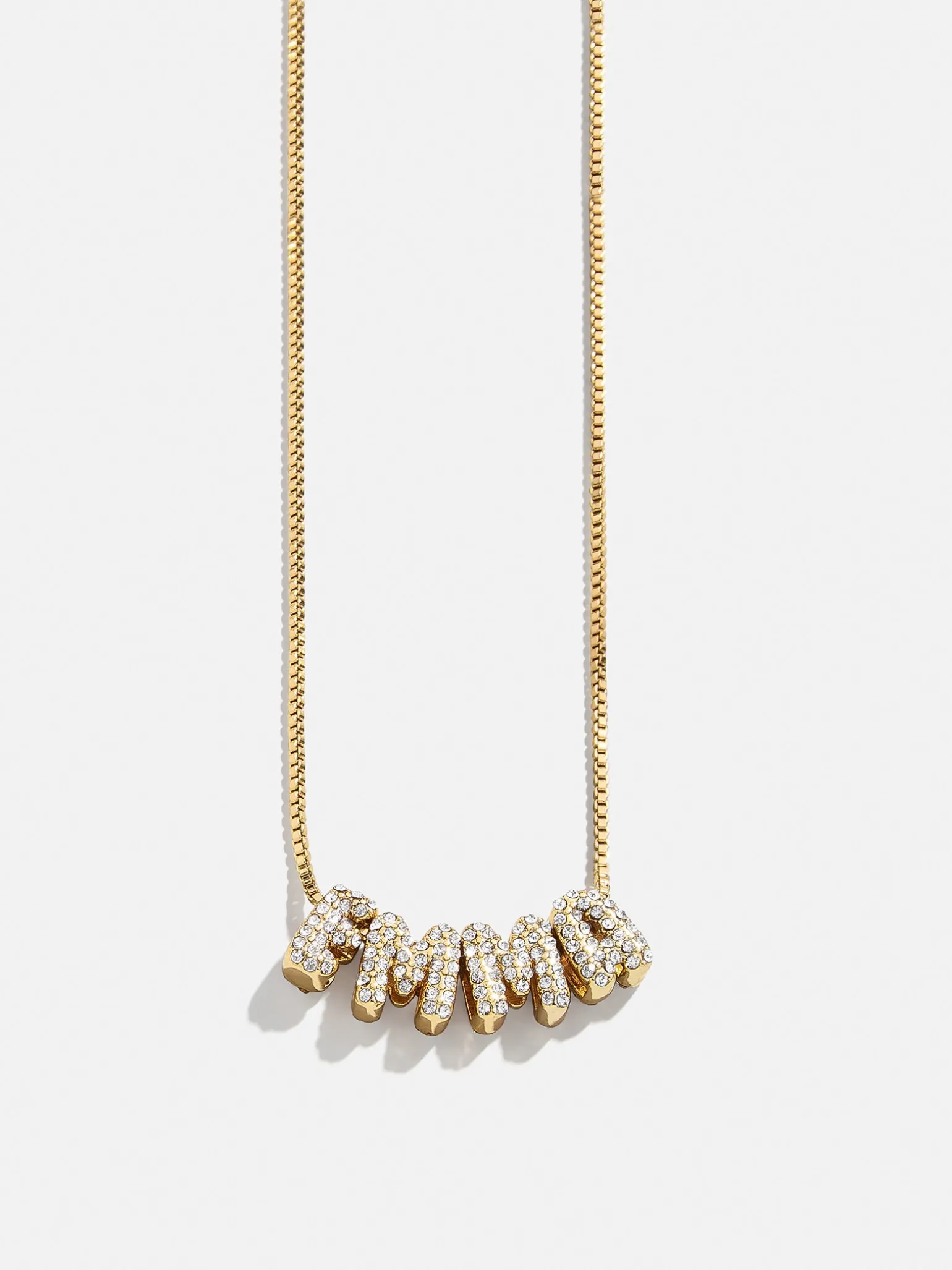 Bubble Letter Custom Necklace - Small Bubble Letter