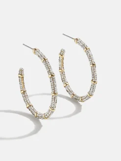 Clarissa Earrings - Gold/Pavé