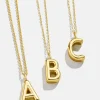Classic Gold Initial Necklace - Gold Plated Brass