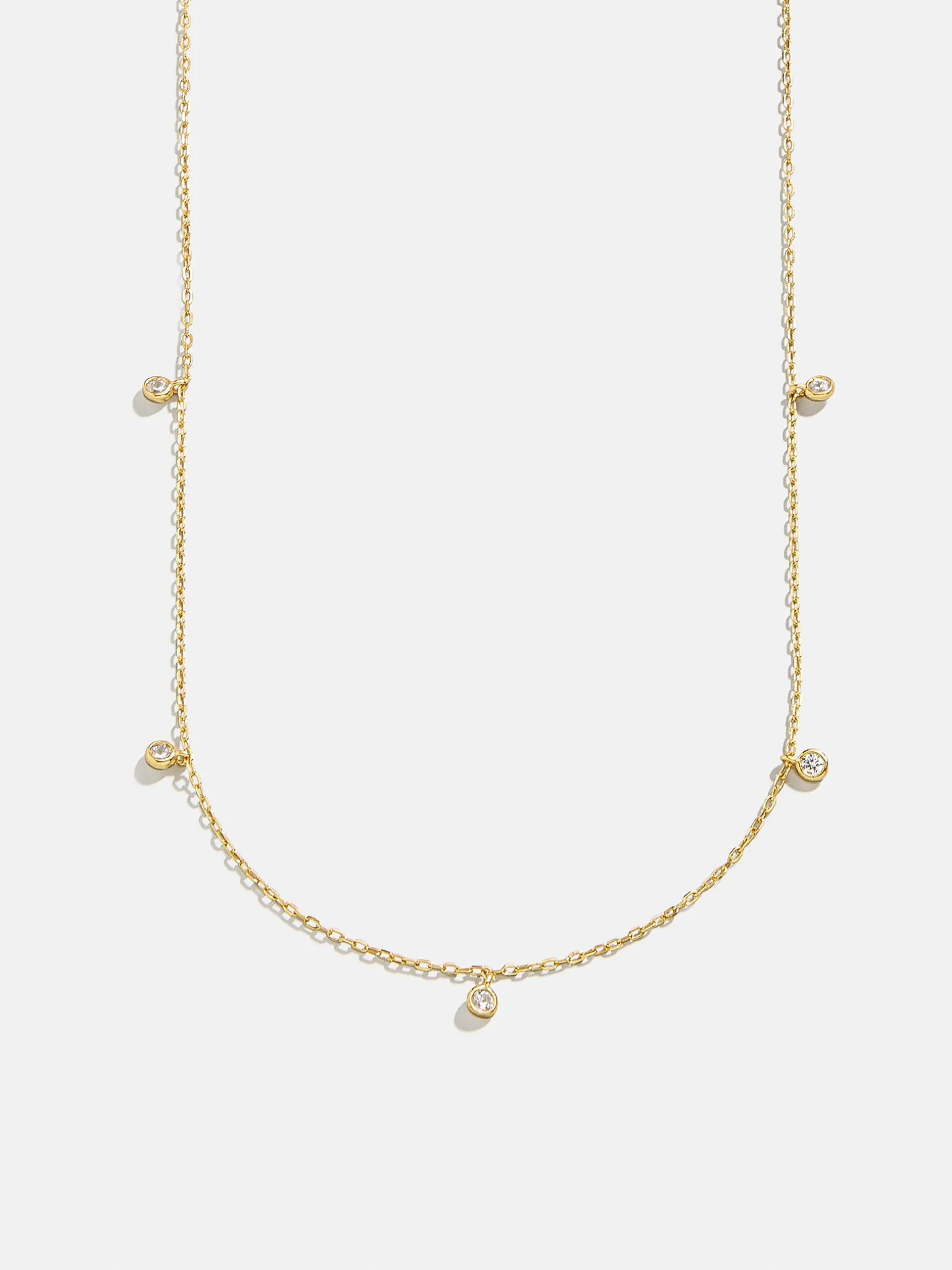 Clio 18K Gold Vermeil Necklace - Gold/Pavé