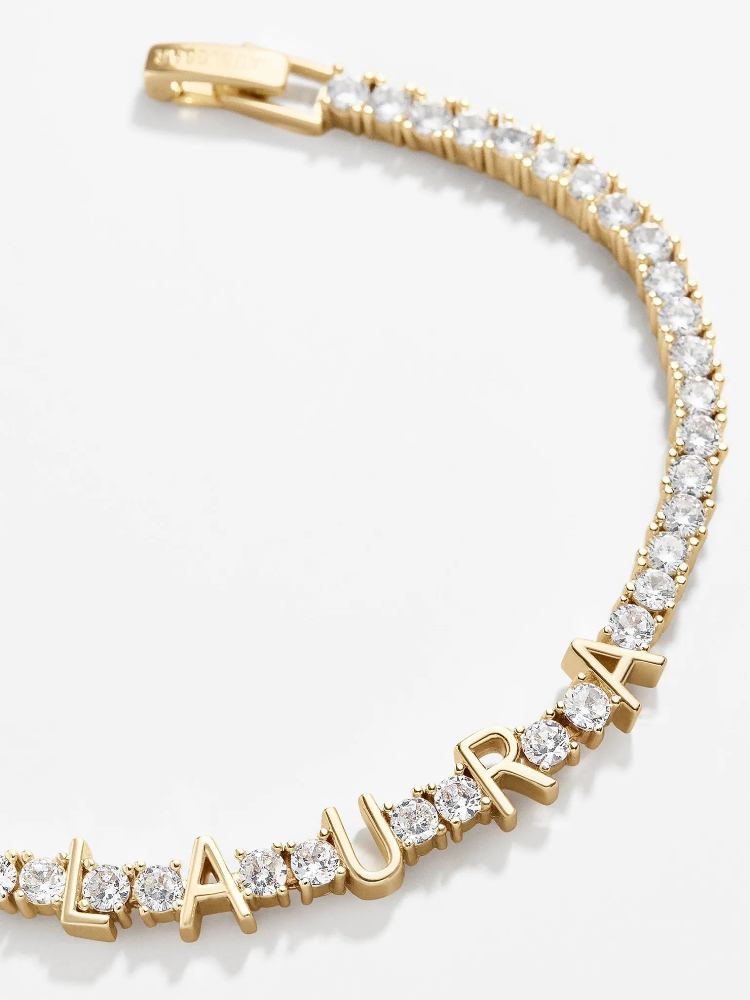 Custom Tennis Bracelet - Gold/Pavé