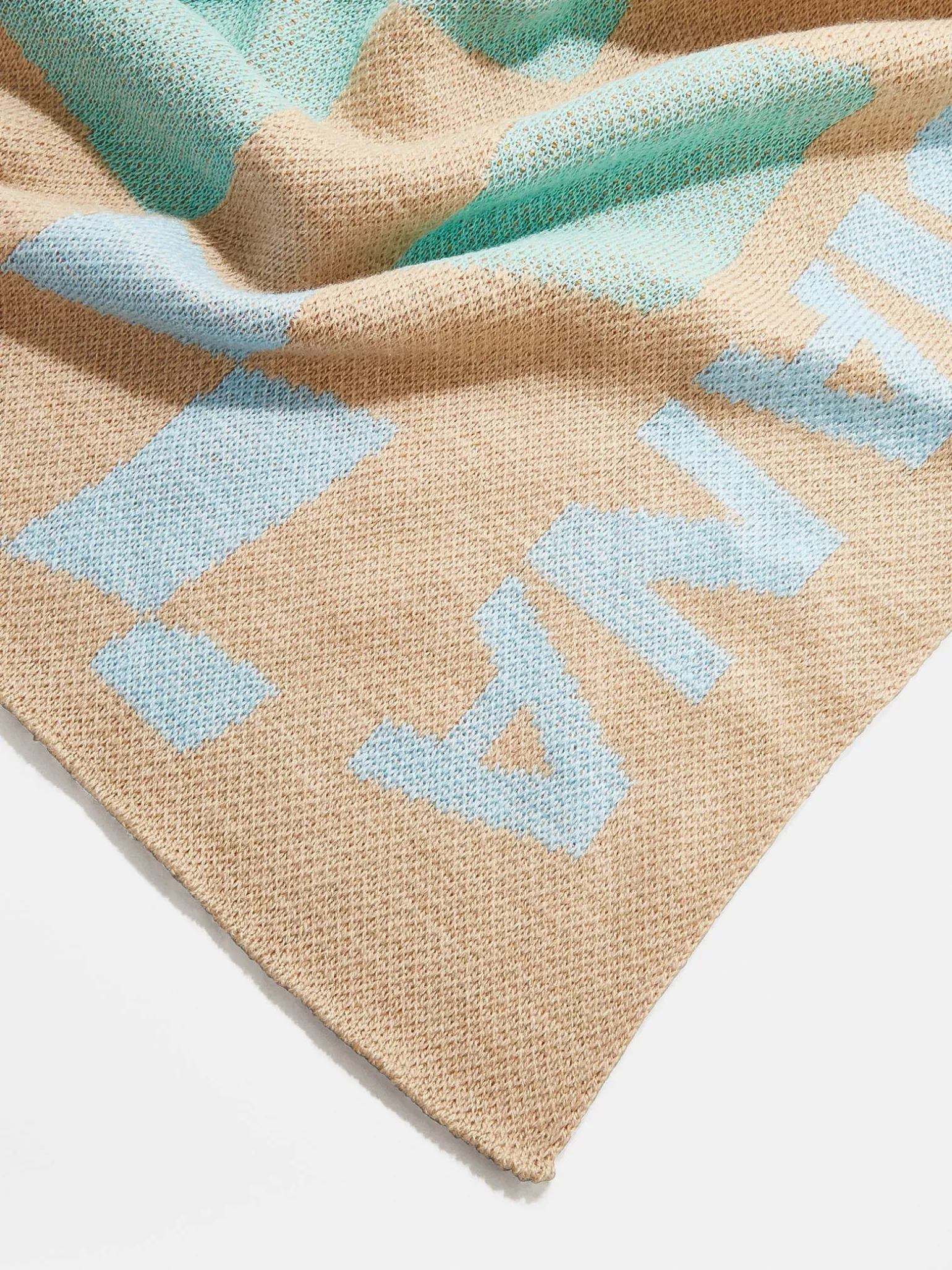 3D Check Custom Blanket - Beige/Multi