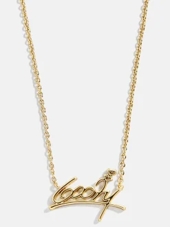 Disney Character Signature Necklace - Goofy