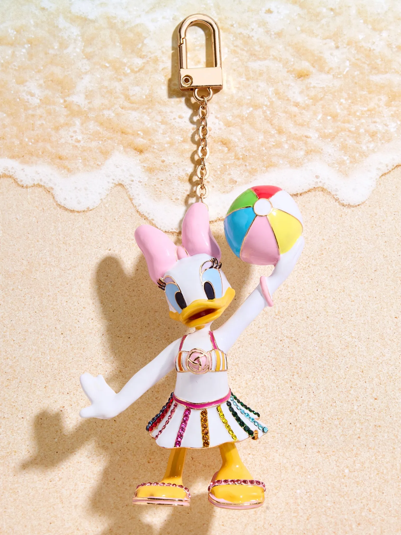 Disney Daisy Duck Beach 3D Bag Charm - Daisy Duck