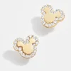 Disney 18K Gold Sterling Silver & Cubic Zirconia Studs - Gold/Pavé