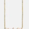 Disney Mickey Mouse Acrylic Custom Nameplate Necklace - Blonde Marble