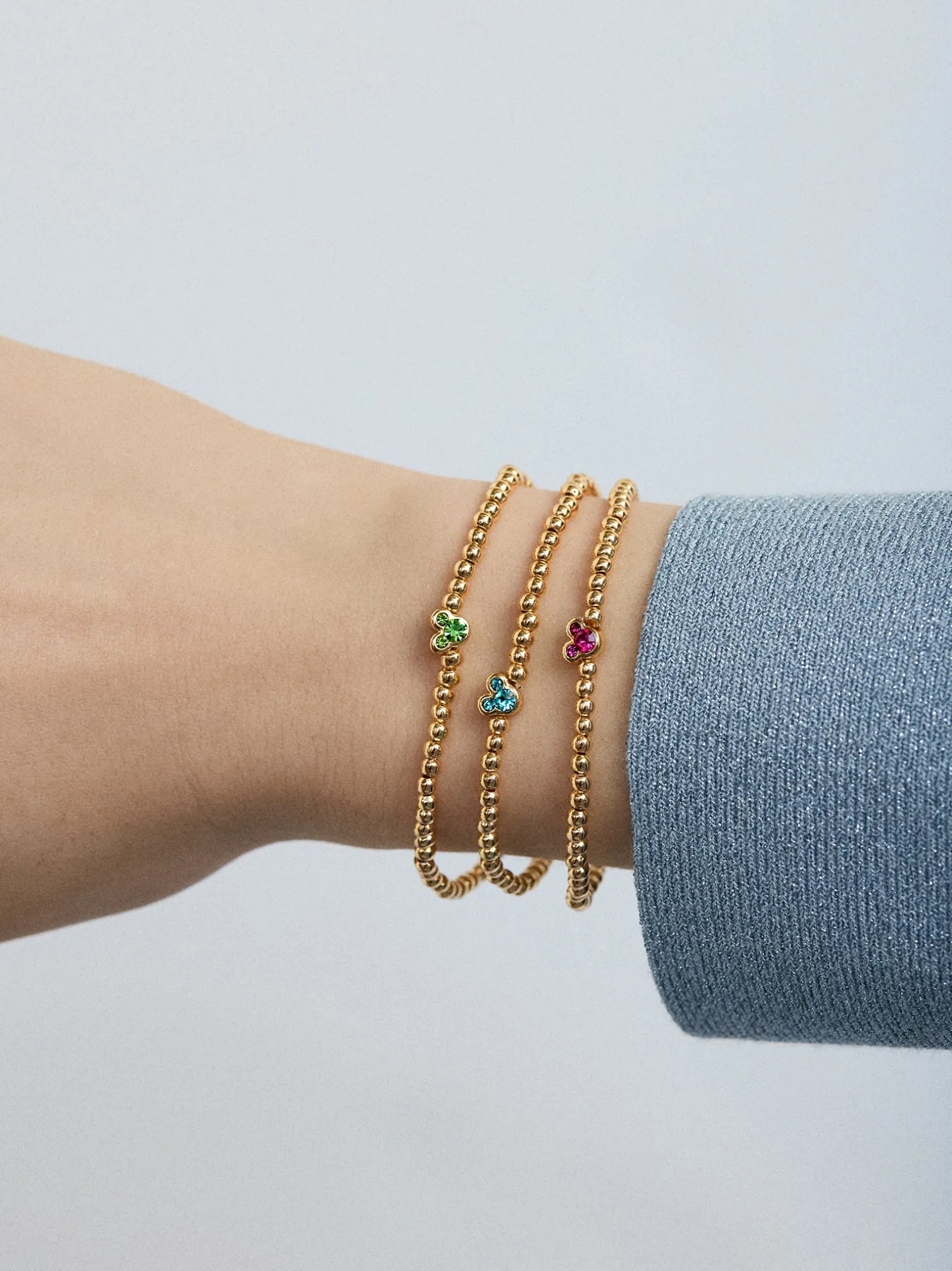 Disney Mickey Mouse Birthstone Pisa Bracelet - Ruby