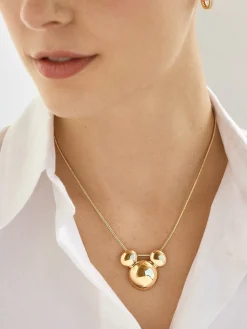 Disney Mickey Mouse Bubble Necklace - Gold