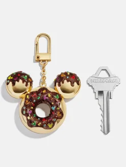 Disney Mickey Mouse Chocolate Donut Bag Charm - Disney Chocolate Donut Bag Charm