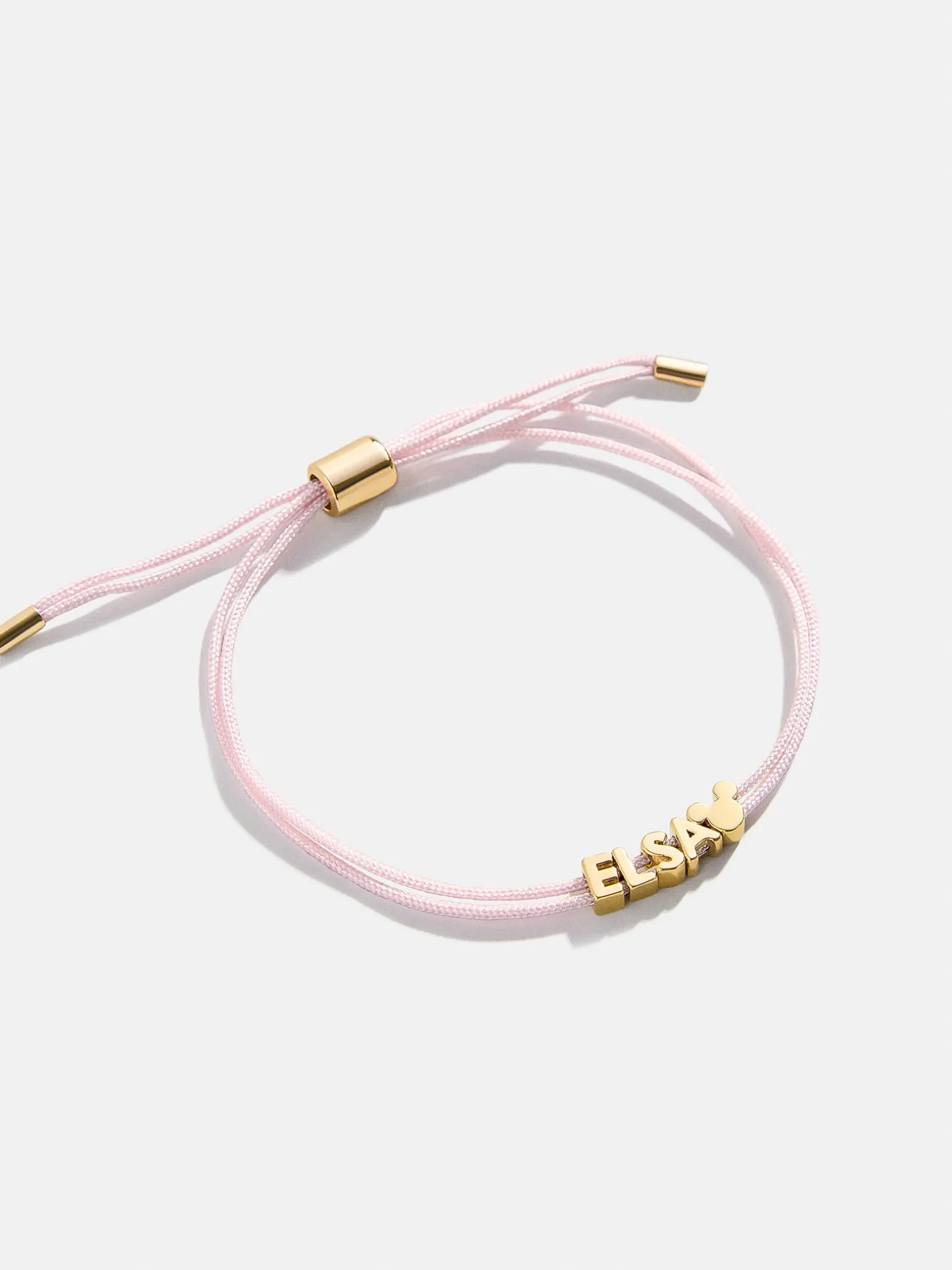 Disney Mickey Mouse Custom Cord Bracelet - Light Pink