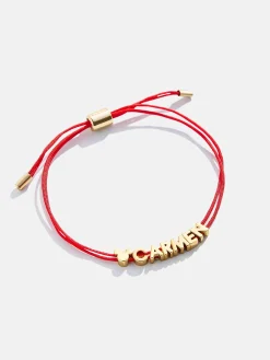 Disney Mickey Mouse Custom Cord Bracelet - Red