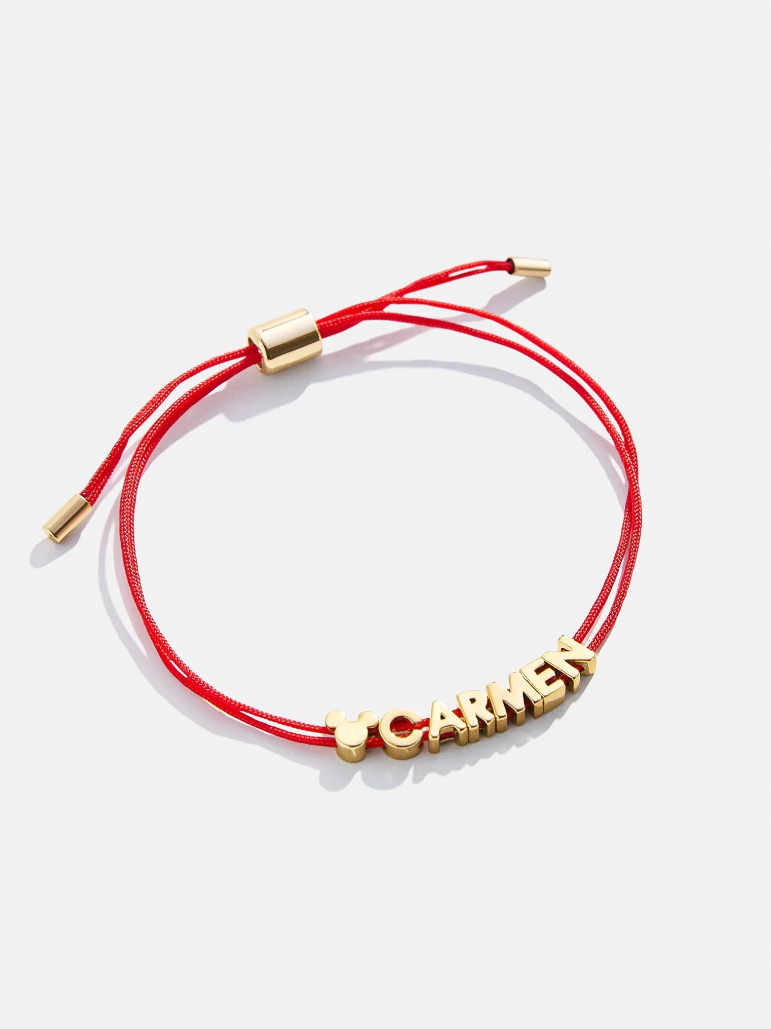 Disney Mickey Mouse Custom Cord Bracelet - Red