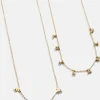 Disney Mickey Mouse 18K Gold Plated Sterling Silver Spaced Custom Necklace - Gold