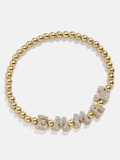 Disney Mickey Mouse Pisa Custom Bracelet - Gold/Pavé